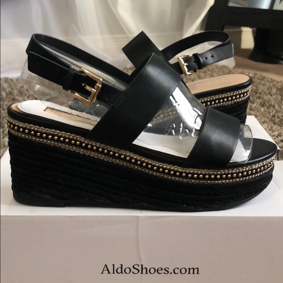 Black Platform Sandals. - Picture 2 of 5